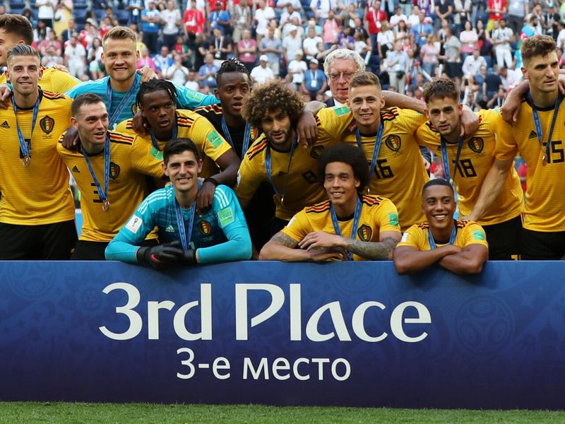 Đội tuyển Bỉ giành vị trí thứ 3 tại mùa giải World Cup 2018